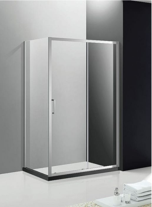 Душевой уголок Cezares Molveno 150x100 MOLVENO-AH-11-150/100-C-Cr-IV профиль Хром стекло прозрачное