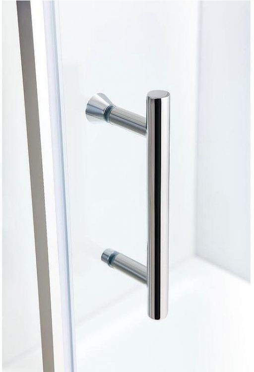 Душевой уголок Black&White Stellar Wind S102 80х80 1028080 профиль Серебристый хром стекло прозрачное