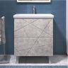 Тумба под раковину Vigo Geometry 70 016 цвет Бетон Белый
