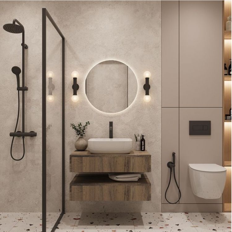 Тумба ЗОВ Токио 100 T100AT подвесная цвет Древесина Аттик