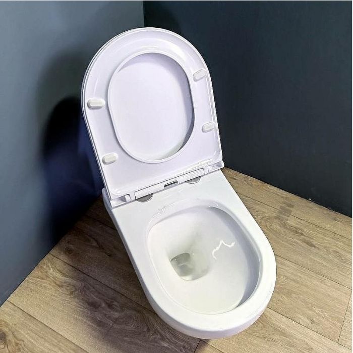 Комплект унитаза с инсталляцией Maretti Calabria CA29KA74052 с сиденьем Микролифт и Белой матовой клавишей смыва