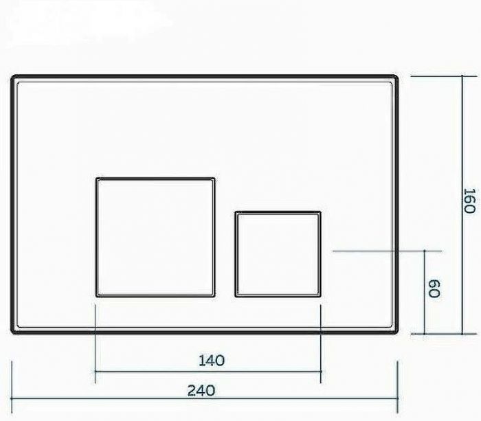 Комплект унитаза с инсталляцией Maretti Calabria CA29KA74052 с сиденьем Микролифт и Белой матовой клавишей смыва