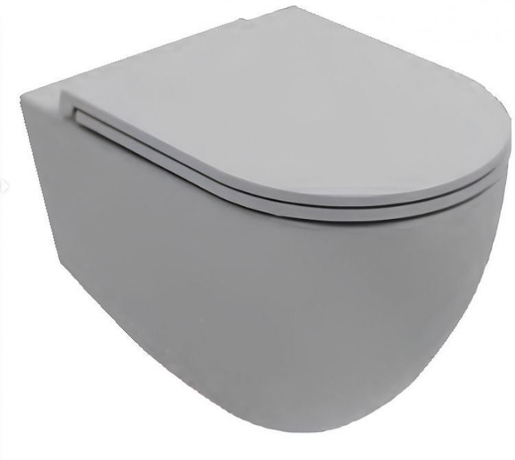 Унитаз Isvea Infinity  10NF02001SV-2V подвесной цвет Серый камень матовый без сиденья