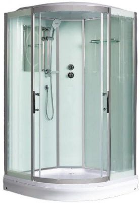 Душевая кабина WeltWasser WW500 Emmer 12015-2 120x120 10000004653 профиль Хром стекло прозрачное