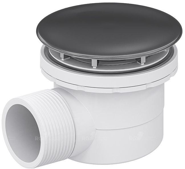 Сифон для душевого поддона RGW Velplex QYD-06 18241106-02 Графит