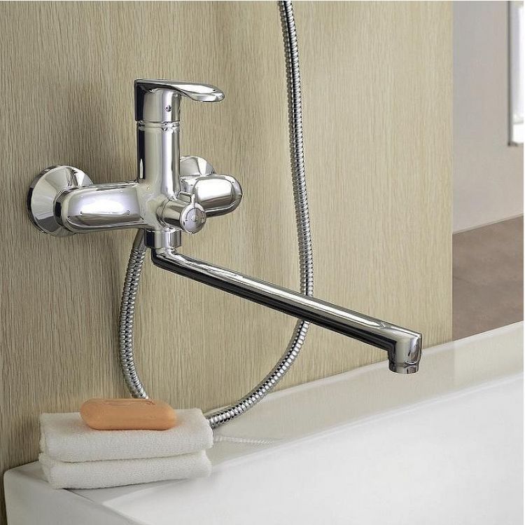 Смеситель для ванны Paini Palermo PACR119KM универсальный Хром