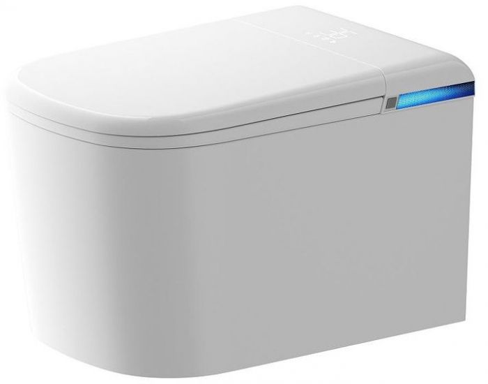 Комплект унитаза биде с инсталляцией Abber Rechteck AC1216S-AC0101P2 цвет Белый с сиденьем Микролифт