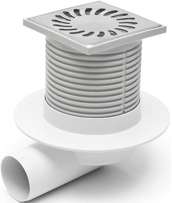 Душевой трап Azario AZ-411 L с решеткой Sun