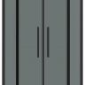 Душевой уголок Grossman Cosmo 80х80 301.K33.02.8080.21.10 профиль Черный матовый стекло тонированное