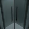 Душевой уголок Grossman Cosmo 80х80 301.K33.02.8080.21.10 профиль Черный матовый стекло тонированное