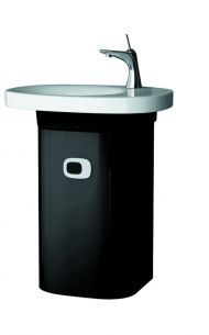 Тумба д/у Laufen MIMO, черный, 4.3155.2.055.540.1