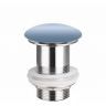 Донный клапан для раковины Ceramicanova CN2000ML click-clack Голубой матовый