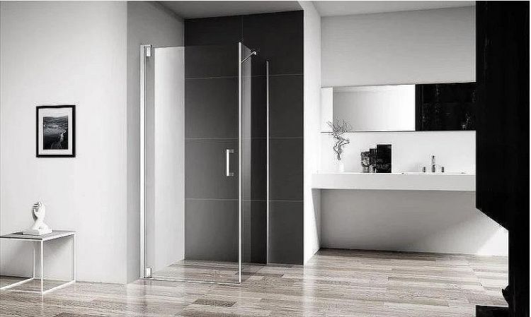 Душевой уголок BelBagno Marmi 100x80 MARMI-AH-1-100/80-C-Cr профиль Хром стекло прозрачное