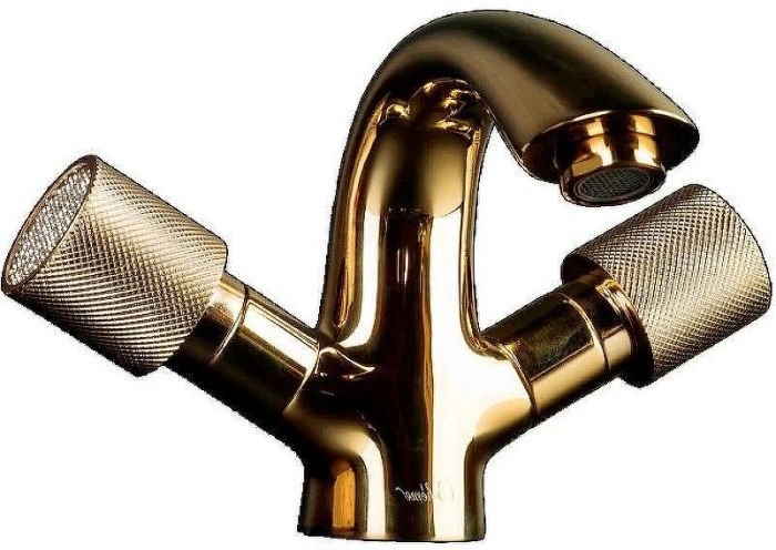 Смеситель для раковины Boheme Royal Cristal 291-Royal Золото