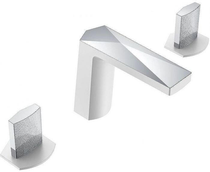 Смеситель для раковины Boheme Venturo 150-WCR-TOUCH Белый Хром