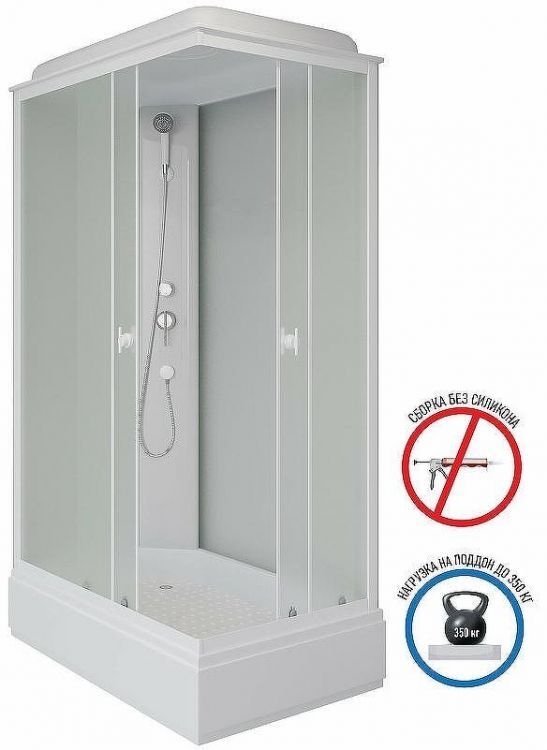 Душевая кабина Niagara Promo 120x80 P120/80/26Q/MT без гидромассажа