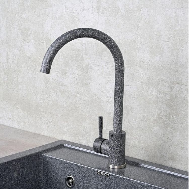 Смеситель для кухни Wisent W4998-3-24 цвет Графит Смеситель для кухни Wisent W4998-3-24 цвет Графит