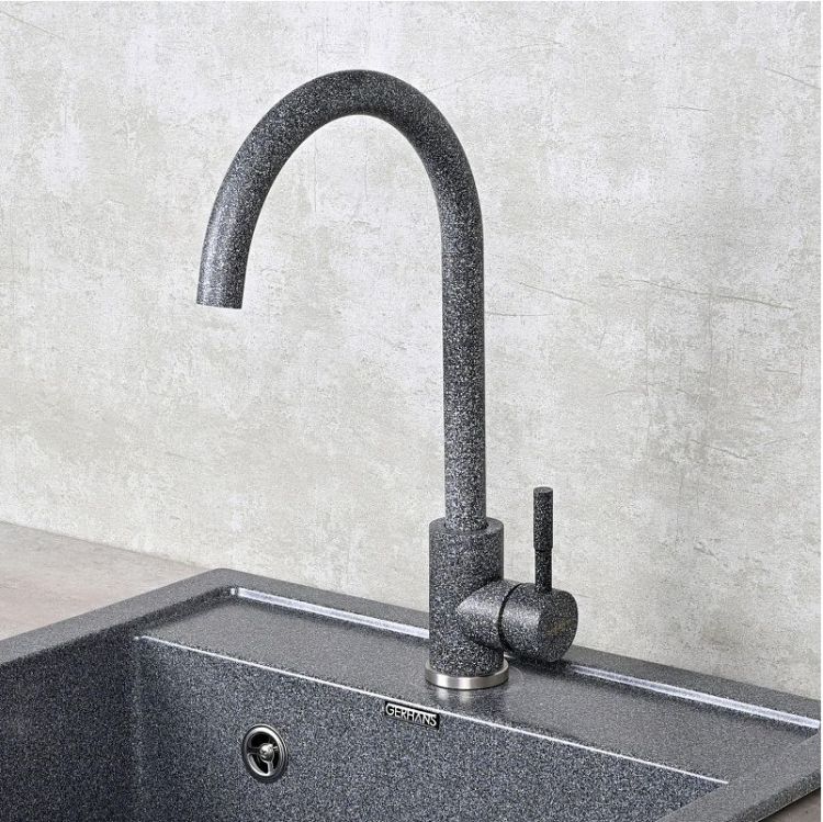 Смеситель для кухни Wisent W4998-3-24 цвет Графит Смеситель для кухни Wisent W4998-3-24 цвет Графит