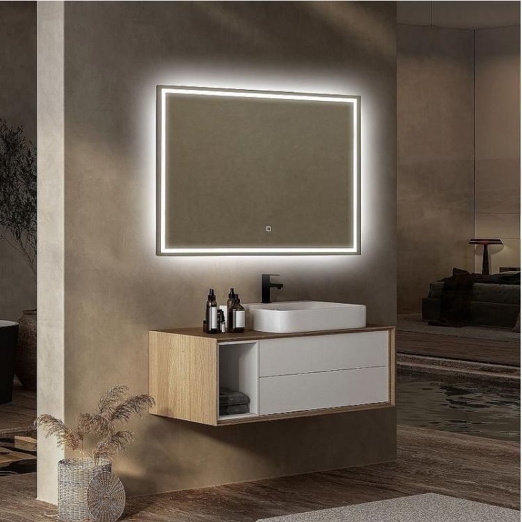 Зеркало Abber See 100 AG6115S-1.0 с подсветкой с сенсорным выключателем и диммером