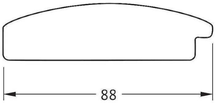Зеркало Evoform Exclusive-G 107х107 BY 4563 с гравировкой в багетной раме - Медная кольчуга 88