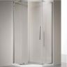 Душевой уголок Veconi Rovigo RV-35 80х80 RV35-80-01-C7 профиль Хром стекло прозрачное