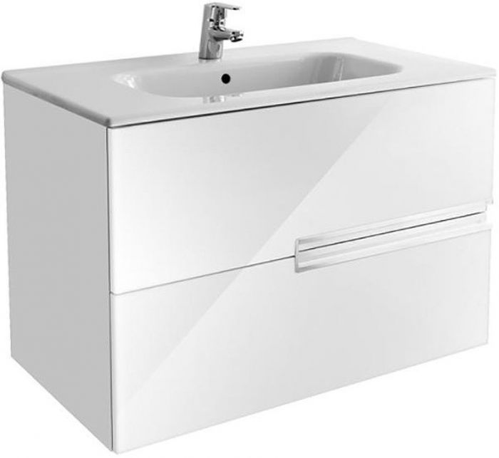 Тумба под раковину Roca Victoria Nord Ice Edition 80 ZRU9302731 подвесная Белая