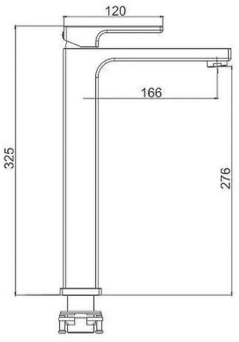 Смеситель для раковины Gappo G18 G1018-2 Хром