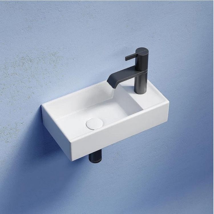 Раковина Ceramicanova Element 41 L CN6051L Белая глянцевая