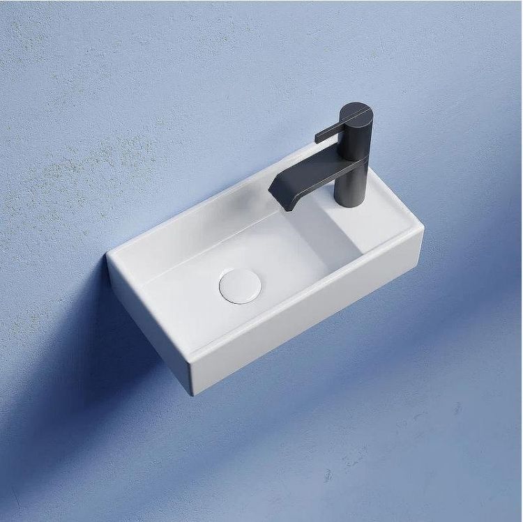 Раковина Ceramicanova Element 41 L CN6051L Белая глянцевая