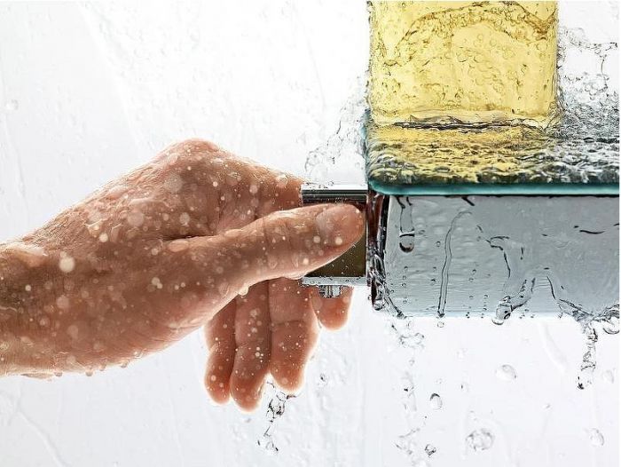 Смеситель для душа Hansgrohe Ecostat Select 13161000 с термостатом Хром