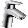 Hansgrohe Logis, Смеситель для раковины, Без донного клапана, Цвет: хром