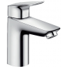 Hansgrohe Logis, Смеситель для раковины, Без донного клапана, Цвет: хром