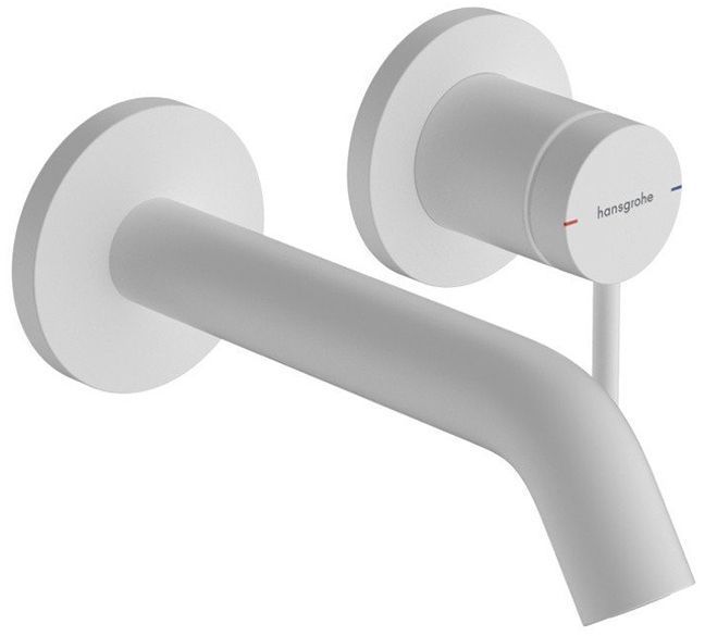 Hansgrohe Tecturis S Смеситель для раковины, настенный, цвет: белый матовый