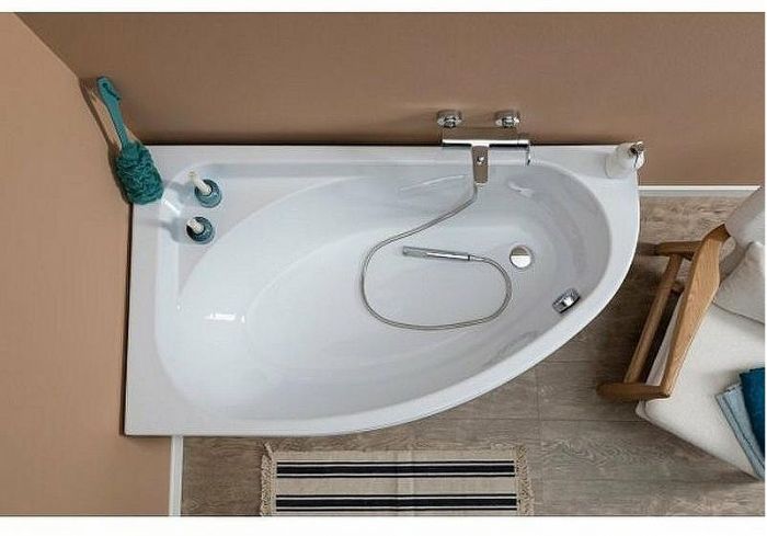 Акриловая ванна Aquanet Mia 140x80 L 246817 без гидромассажа