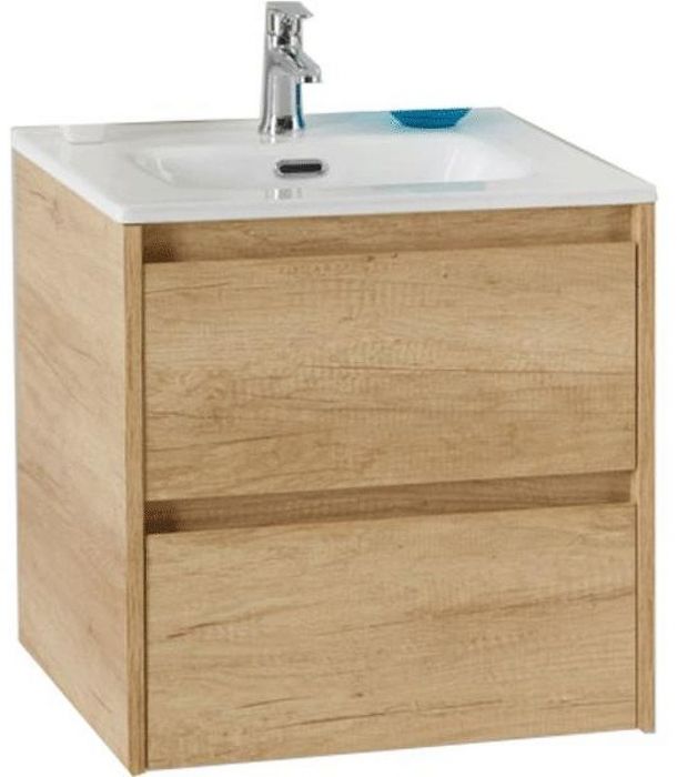 Тумба под раковину BelBagno KRAFT 39-600/390-2C-SO-RNN подвесная Rovere Nebrasca Nature
