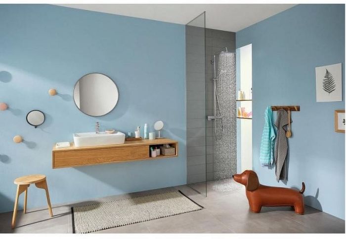 Душевая система Hansgrohe Croma E Showerpipe 27630000 с термостатом Хром