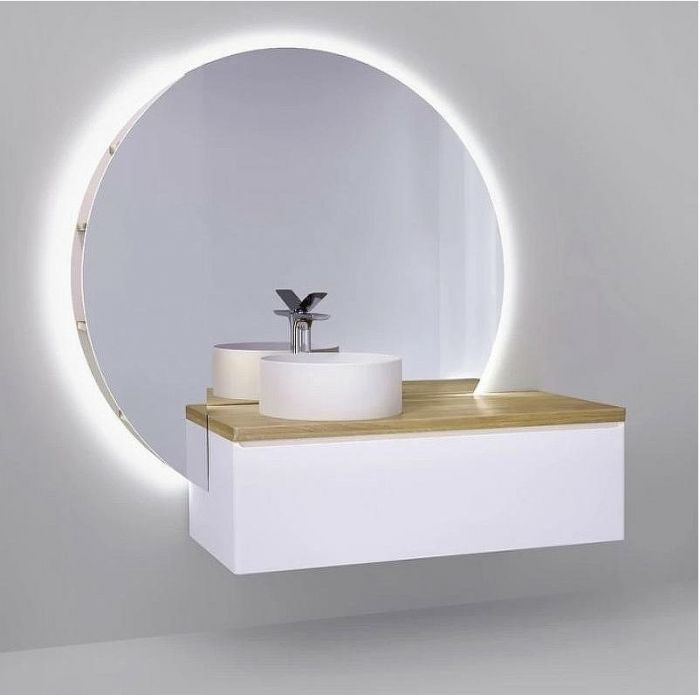 Тумба под раковину Jorno Solis New 120 SolN.01.120/P/W/JR подвесная Белая