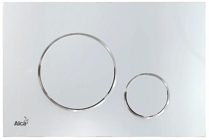 Клавиша смыва Alcaplast Thin M671 Хром глянцевая