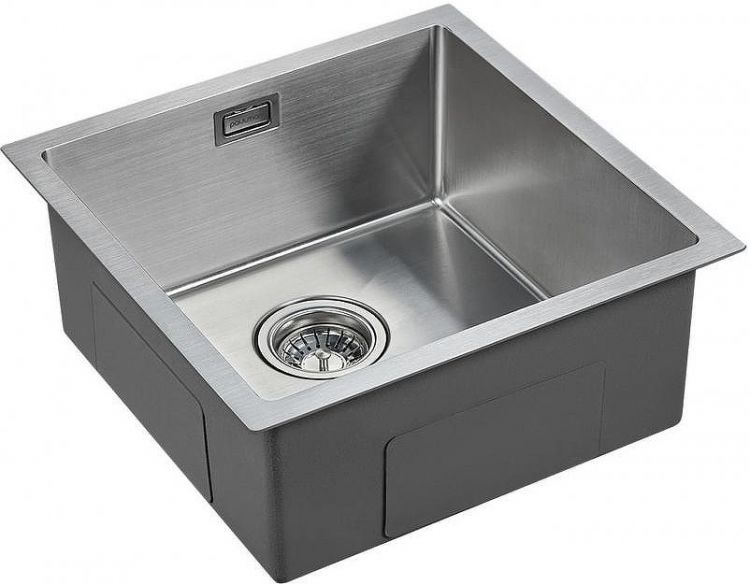 Кухонная мойка Paulmark Aller 44 Uni PM904444-BS Брашированная сталь