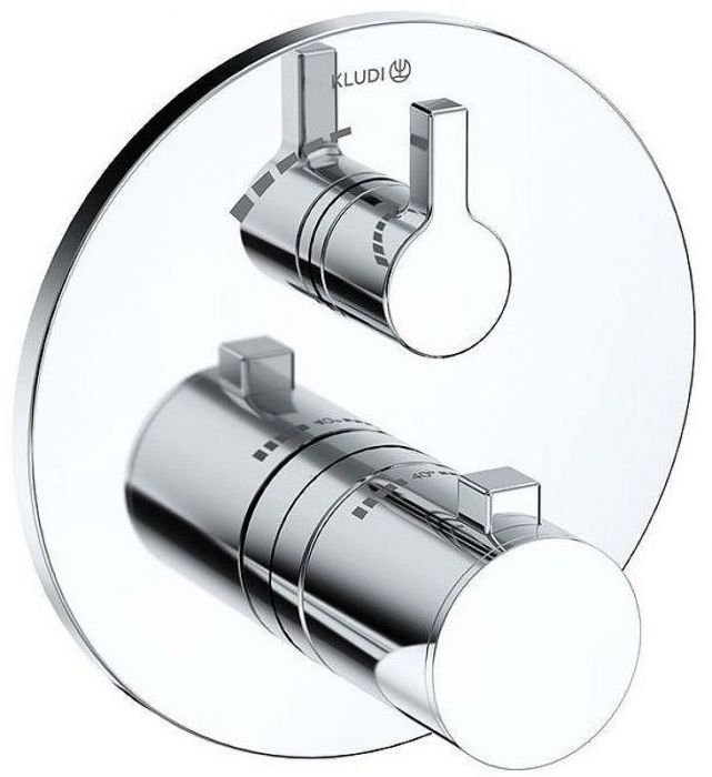 Смеситель для душа Kludi Nova Fonte Puristic 208850515 с термостатом Хром