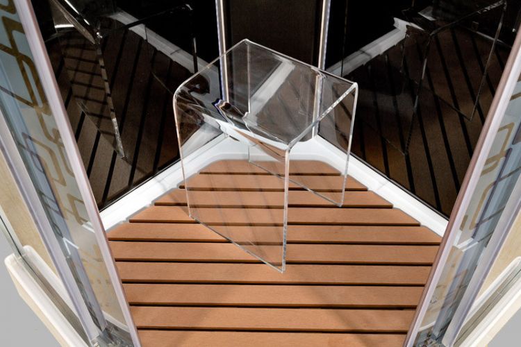 Душевая кабина Deto BМ1590 LED BLACK 90x90x220