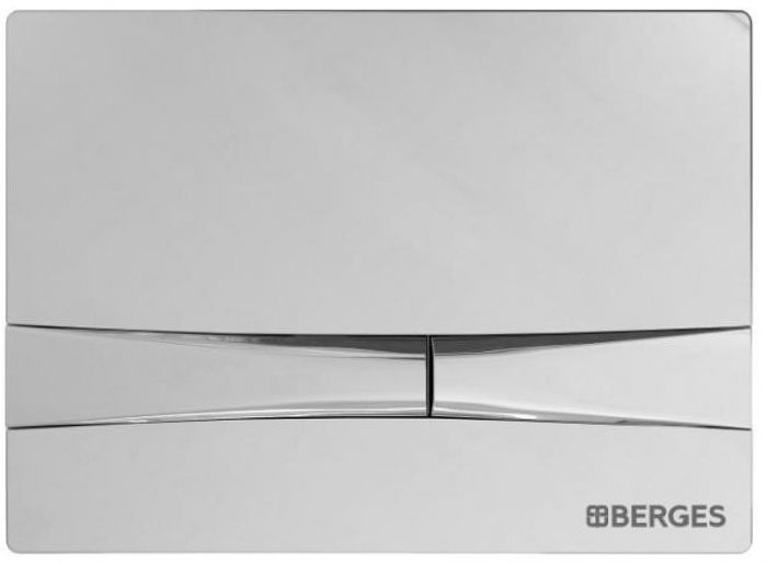 Клавиша смыва Berges Novum F3 040053 Хром