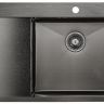Кухонная мойка Paulmark Kroner 78F R PM217851-GMR Вороненая сталь