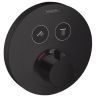 Hansgrohe ShowerSelect S Термостат ShowerSelect S, для 2 потребителей, СМ, цвет: матовый черный