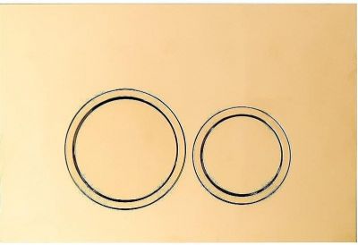 Клавиша смыва Ceruttispa CR05CG Шампань золотой