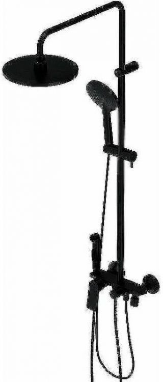 Душевая система Damixa Apollo DX220910300 Черная матовая