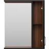 Зеркало со шкафом Misty Кедр 60 R П-Кед04060-011П Орех Черное