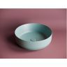 Умывальник CERAMICANOVA Element чаша накладная круглая (цвет Зеленый Матовый) CN6022MLG