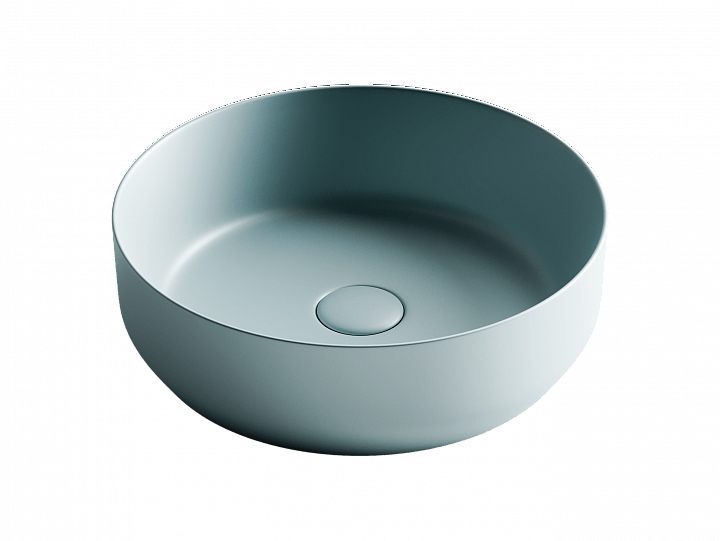 Умывальник CERAMICANOVA Element чаша накладная круглая (цвет Зеленый Матовый) CN6022MLG Умывальник CERAMICANOVA Element чаша накладная круглая (цвет Зеленый Матовый) CN6022MLG