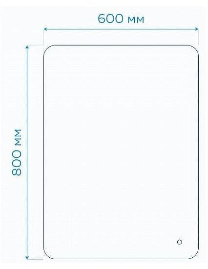 Зеркало Maretti Florenza 60 FL146080P16EL с подсветкой с сенсорным выключателем и диммером Зеркало Maretti Florenza 60 FL146080P16EL с подсветкой с сенсорным выключателем и диммером